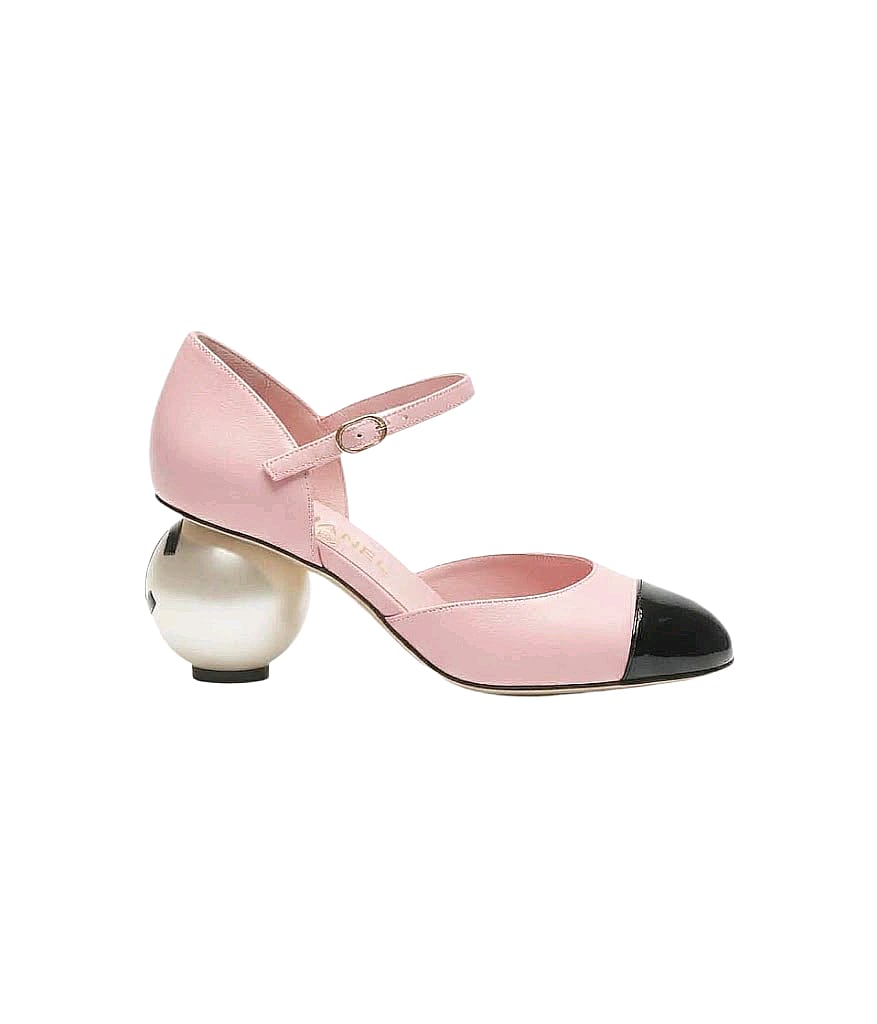 ZAPATO LAMBSKIN PARL BALL MARY JANE CHANEL
