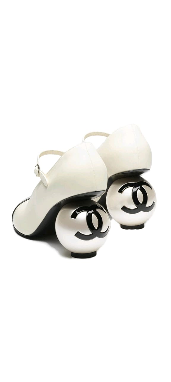 ZAPATO LAMBSKIN PARL BALL MARY JANE CHANEL