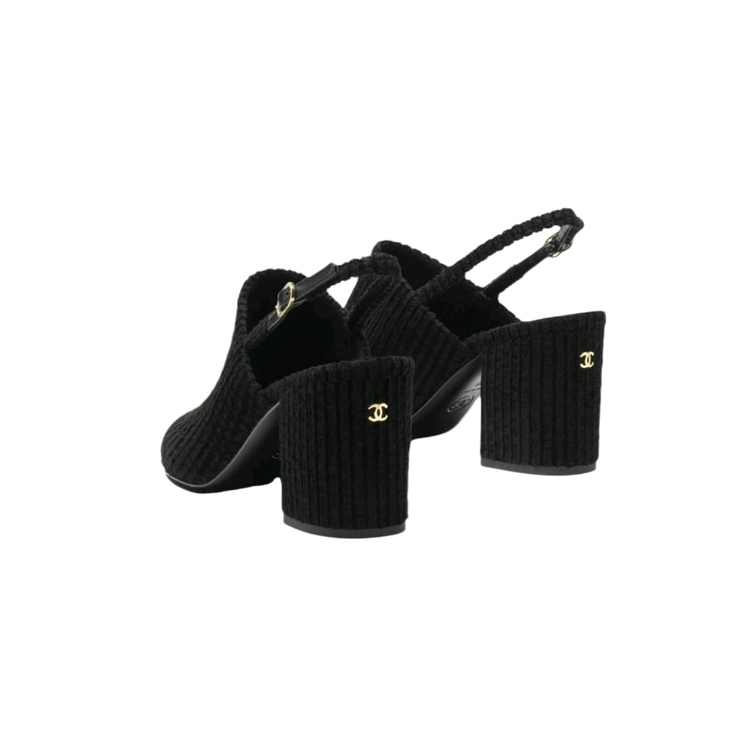 ZAPATO SLINGBACKS CORDUROY CHANEL