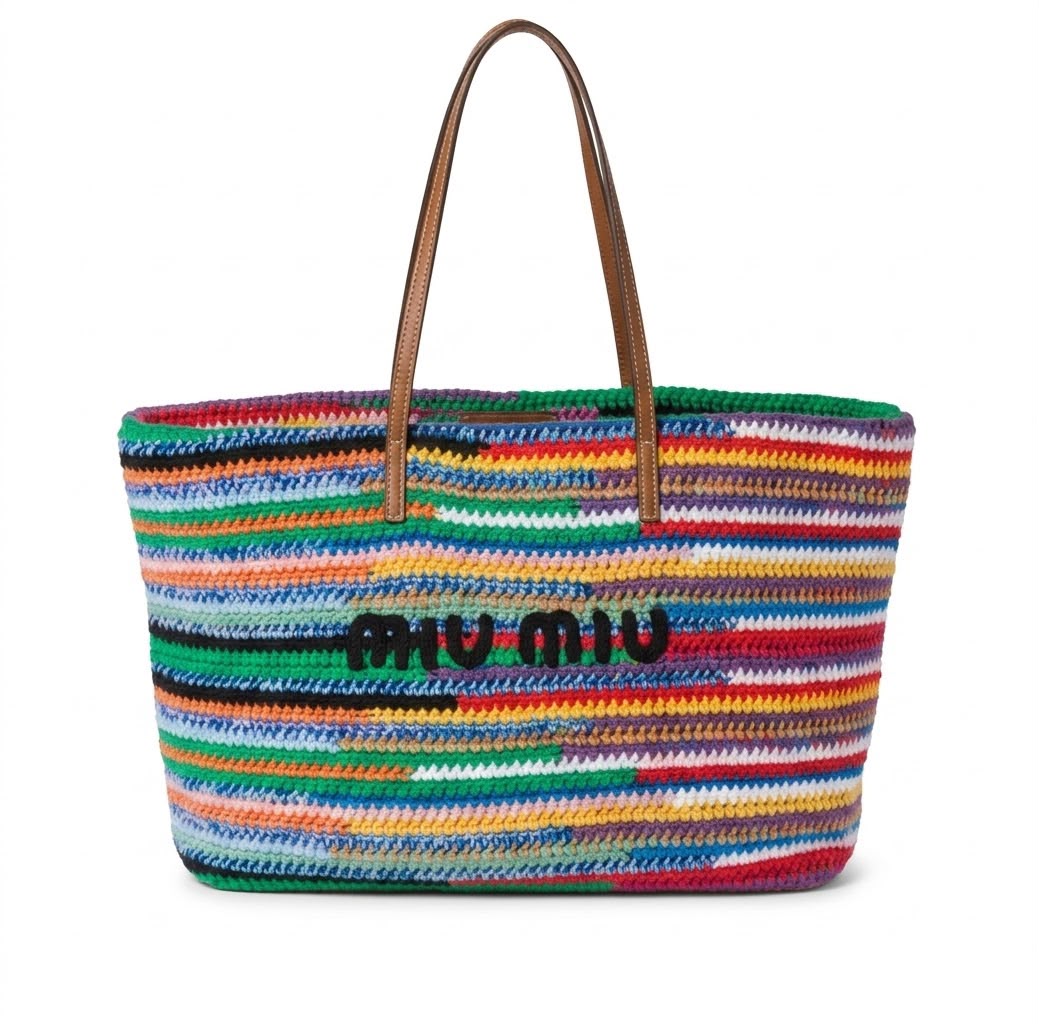 BOLSO MULTICOLORES CROCHET MIU MIU
