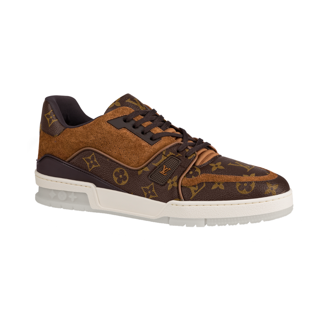ZAPATO LV TRAINER SUEDE - Burj Venezuela