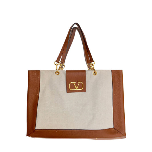 BOLSO VALENTINO IVORY BROWN