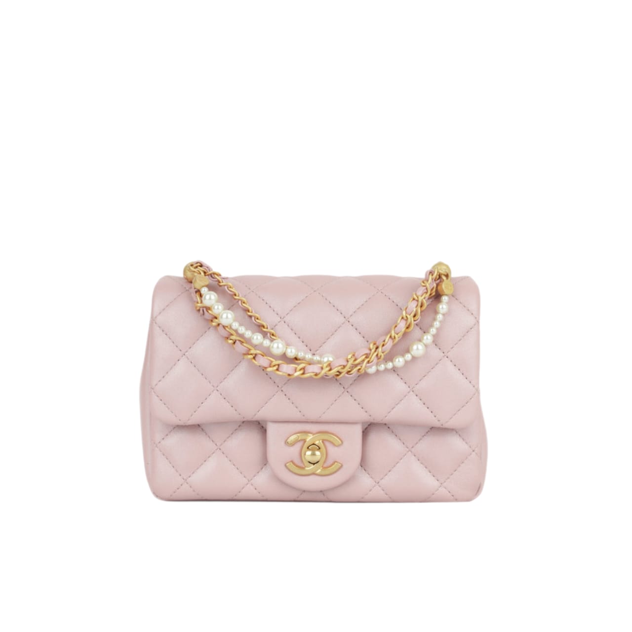 BOLSO MNI SQUARE PEARL CHANEL
