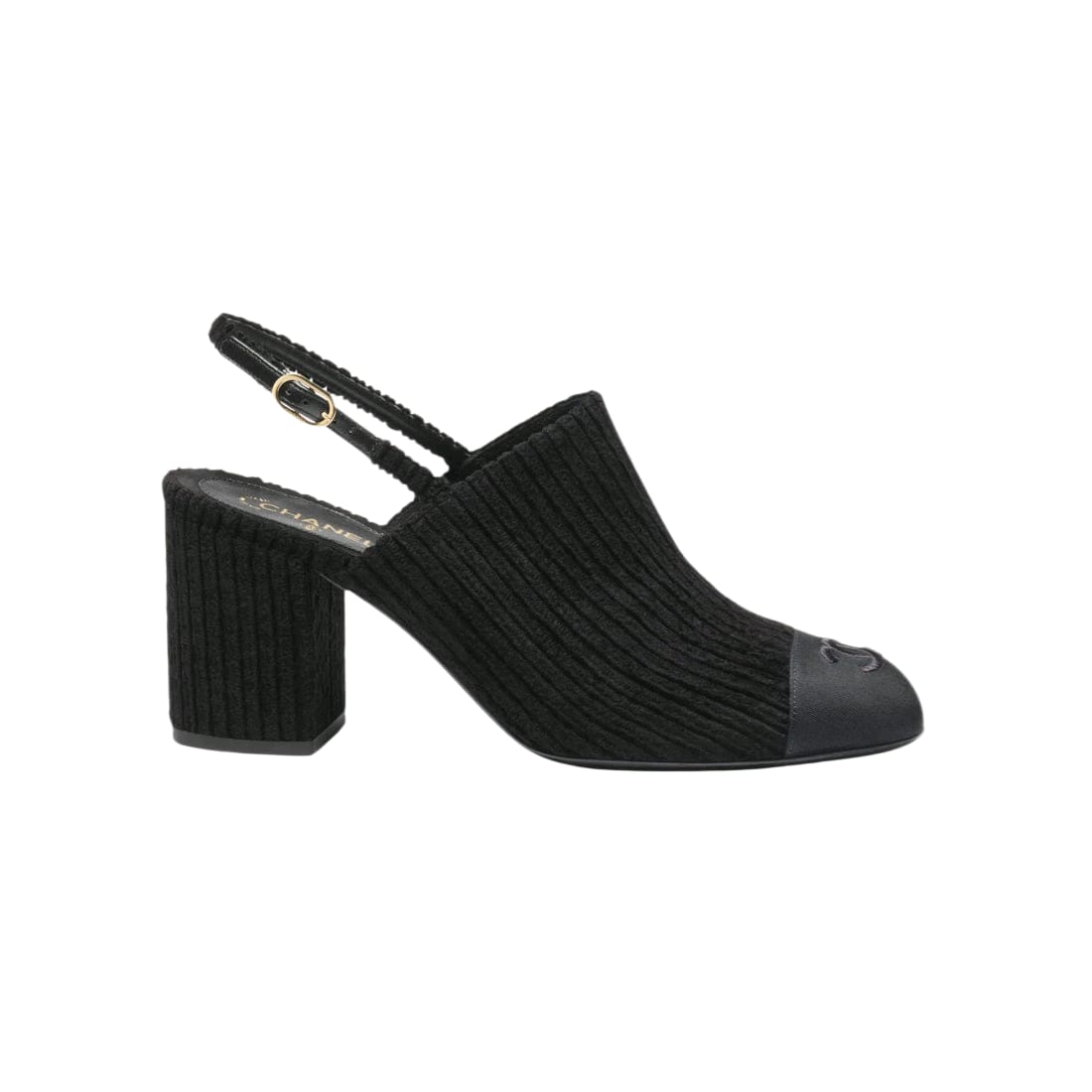 ZAPATO SLINGBACKS CORDUROY CHANEL