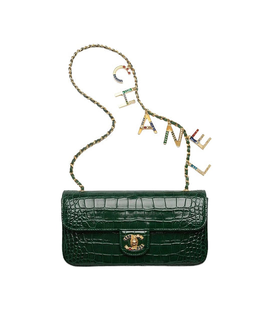BOLSO LETTER CHARMS FLAP BAG CHANEL