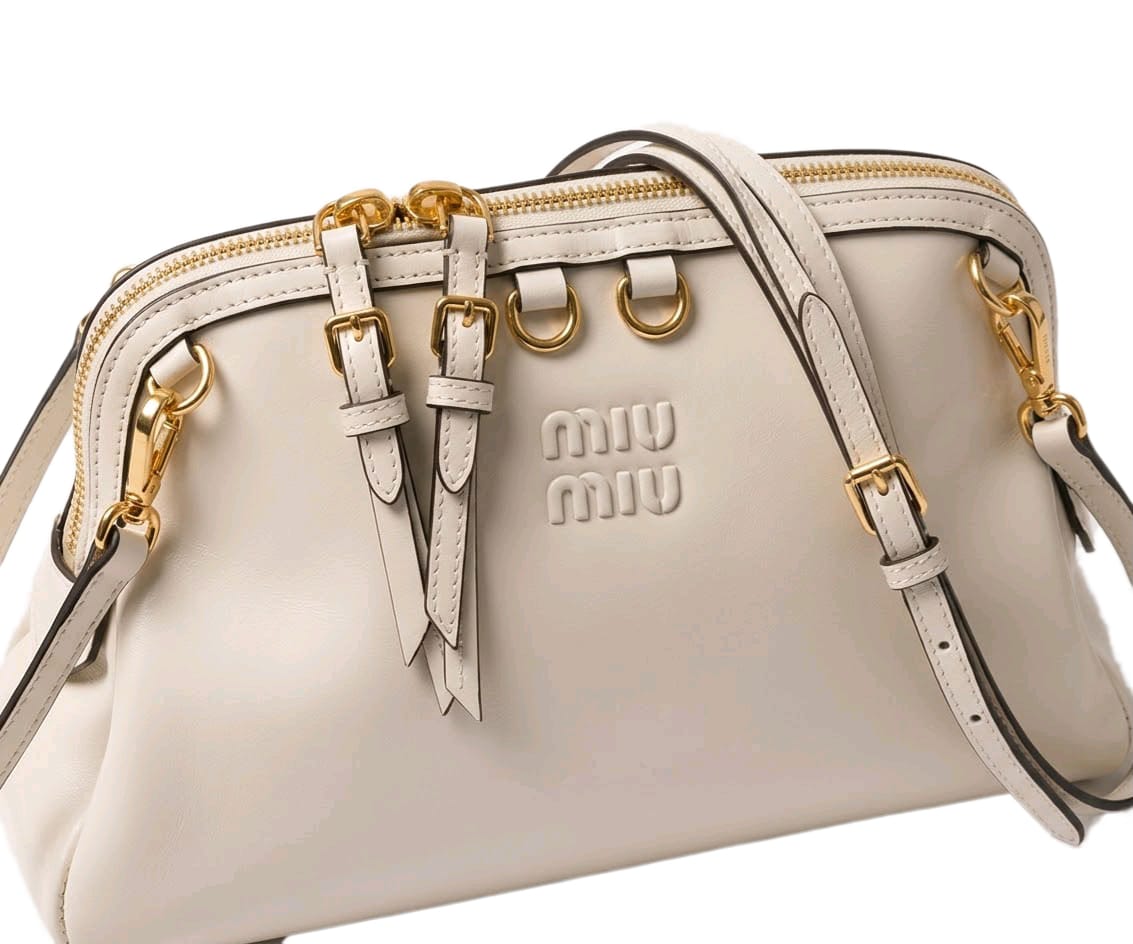 BOLSO CAPRICE LEATHER CLUTCH MIU MIU