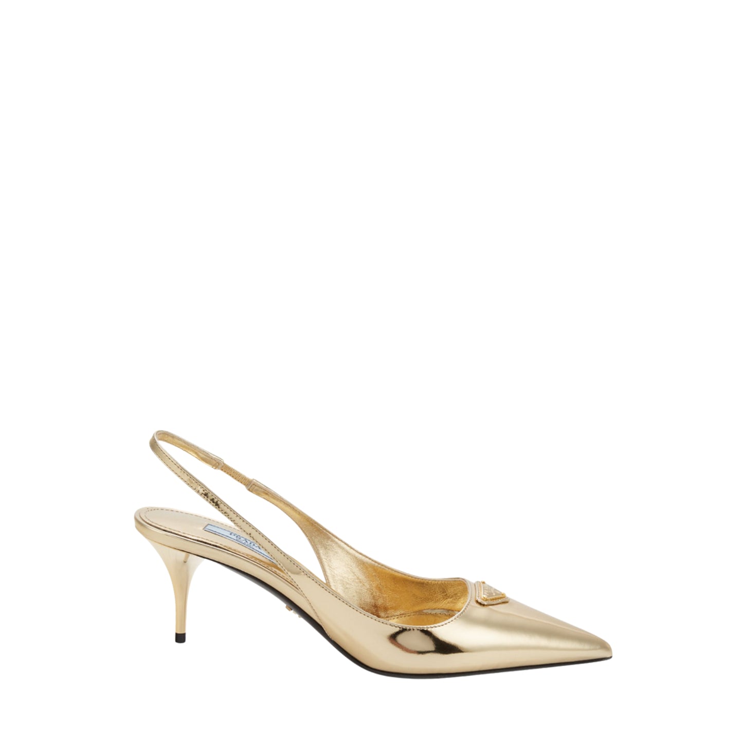 ZAPATO PRADA  PLATINUM METALLIC LEATHER